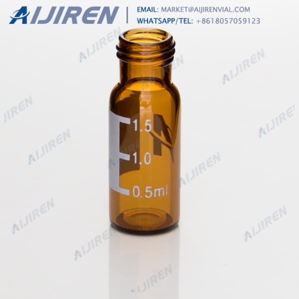 12x32mm silanized HPLC glass vials labeling space